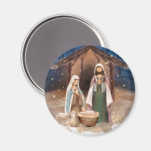 Snel kerstcadeautje magneet (Voorkant / Achterkant)