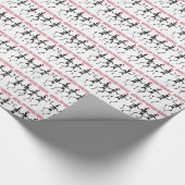 Snel kerstcadeautje met feestdag cadeaupapier (Hoek)