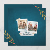 Snel kerstcadeautje met groeten feestdagenkaart (Voorkant / Achterkant)