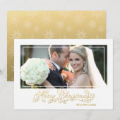 Snel kerstcadeautje voor feestdagen feestdagenkaart (Voorkant / Achterkant)