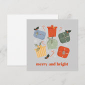 Snel kerstcadeautje voor fijne kerst feestdagenkaart (Voorkant / Achterkant)