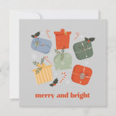 Snel kerstcadeautje voor fijne kerst feestdagenkaart (Voorkant)