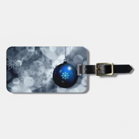 Snel kerstfeest bagagelabel (Voorkant horizontaal)