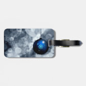 Snel kerstfeest bagagelabel (Achterkant horizontaal)