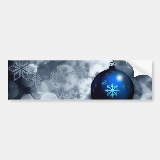 Snel kerstfeest bumpersticker (Voorkant)