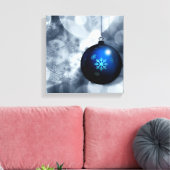 Snel kerstfeest canvas afdruk (Insitu (Woonkamer))