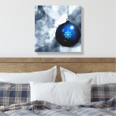 Snel kerstfeest canvas afdruk (Insitu (Slaapkamer))