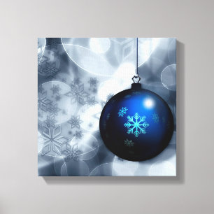 Snel kerstfeest canvas afdruk