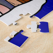 Snel kerstfeest Cartoon Legpuzzel (Zijkant)