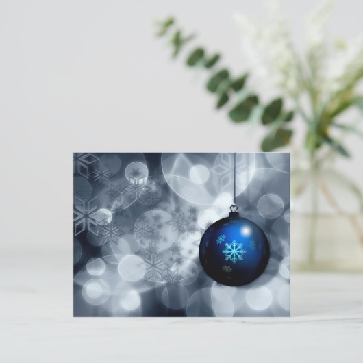 Snel kerstfeest feestdagenkaart (Staand voorkant)