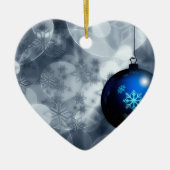 Snel kerstfeest keramisch ornament (Voorkant)