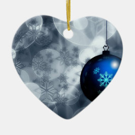 Snel kerstfeest keramisch ornament