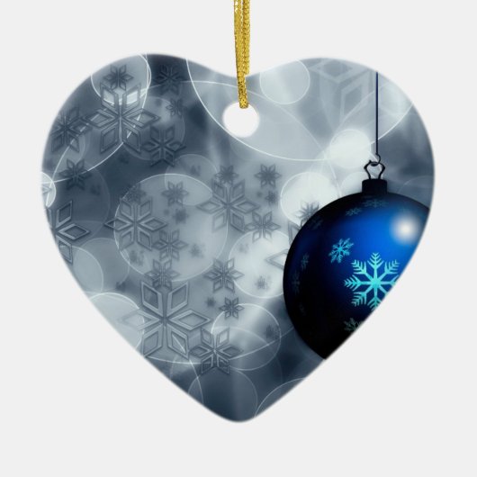 Snel kerstfeest keramisch ornament (Voorkant)