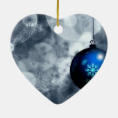 Snel kerstfeest keramisch ornament (Achterkant)