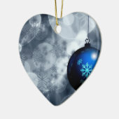 Snel kerstfeest keramisch ornament (Links)