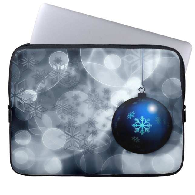 Snel kerstfeest laptop sleeve (Voorkant)