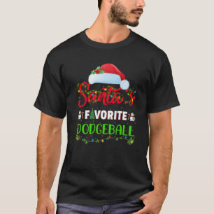 Snel kerstfeest met favoriete dodgeball t-shirt