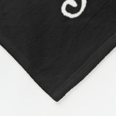 Snel kerstfeest met prettige feestdagen fleece deken (Hoek)