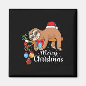 Snel kerstfeest met prettige feestdagen magneet (Voorkant)