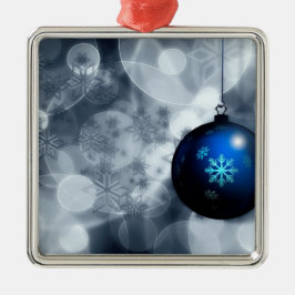 Snel kerstfeest metalen ornament