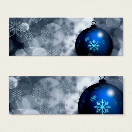 Snel kerstfeest mini visitekaartjes (Voorkant /achterkant)