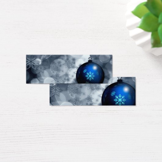 Snel kerstfeest mini visitekaartjes (Bureau)