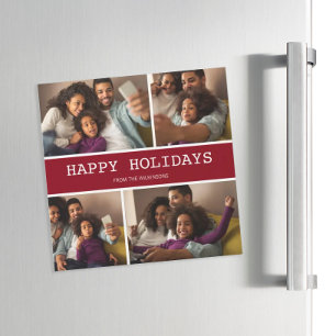 Snel kerstfeest Modern Simple Family Foto