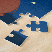 Snel kerstfeest Nativiteit Jigzaag Puzzle Legpuzzel (Zijkant)
