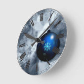 Snel kerstfeest ronde klok (Hoek)