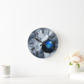 Snel kerstfeest ronde klok (Huis)