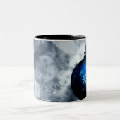 Snel kerstfeest tweekleurige koffiemok (Center)