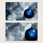 Snel kerstfeest visitekaartje (Voorkant /achterkant)