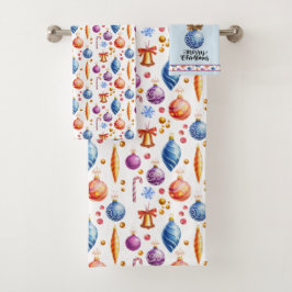 Snel kersthanddoeken bad handdoek