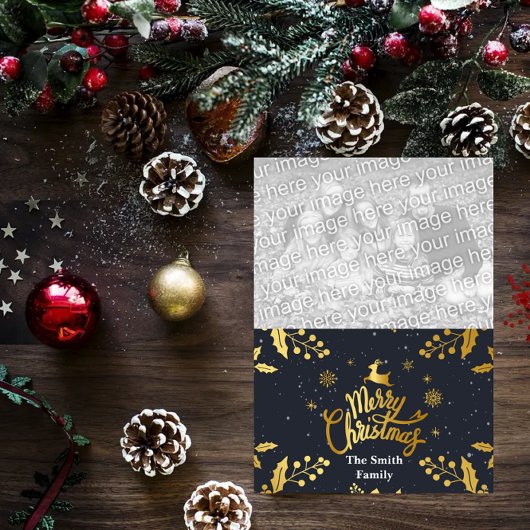 Snel kerstkaartje feestdagenkaart