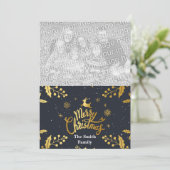 Snel kerstkaartje feestdagenkaart (Staand voorkant)