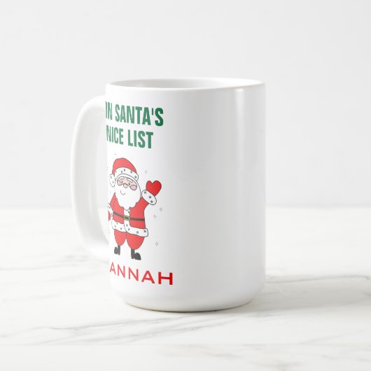 Snel kerstkerstkerstkerstkerstkerstkerstkerstkerli koffiemok (Voorkant links)