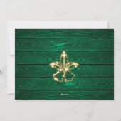 Snel kerstlicht Rustige FOTO-groet Feestdagenkaart (Achterkant)