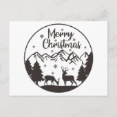 Snel kerstontwerp feestdagenkaart (Voorkant)