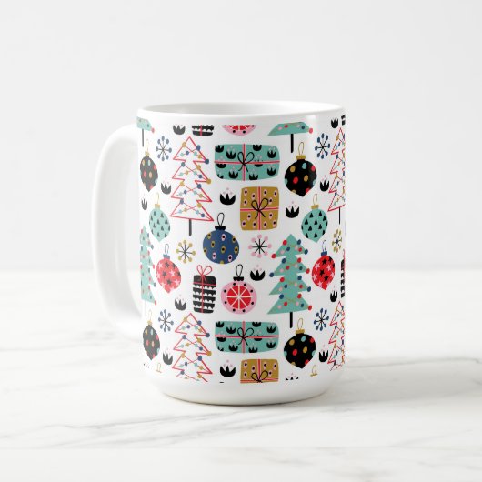 Snel kerstontwerp koffiemok (Voorkant links)