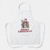 Snel kerstontwerp schort (Voorkant)