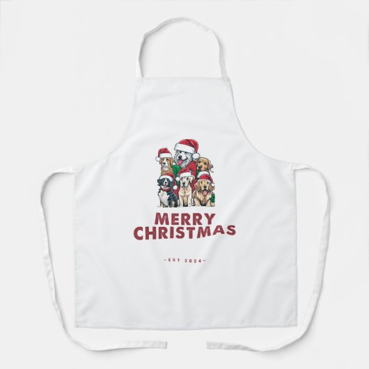 Snel kerstontwerp schort (Voorkant)