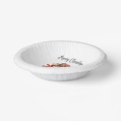 Snel kerstpapier Bowls-tablet Papieren Kommen (Gebogen)