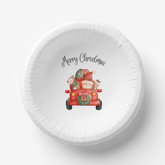 Snel kerstpapier Bowls-tablet Papieren Kommen (Voorkant)