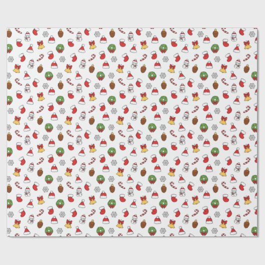 Snel kerstpapier cadeaupapier (Vlak)