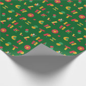Snel kerstpapier cadeaupapier (Hoek)