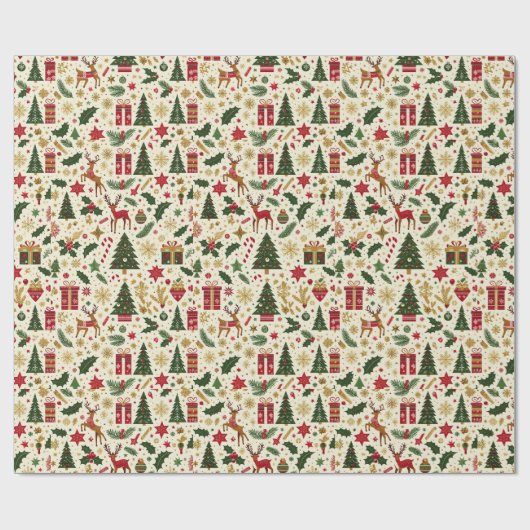 Snel kerstpapier cadeaupapier (Vlak)