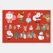 Snel kerstpapier inpakpapier vel (Voorkant)