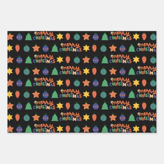 Snel kerstpapier inpakpapier vel (Voorkant 3)