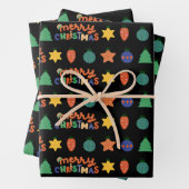 Snel kerstpapier inpakpapier vel (In situ)