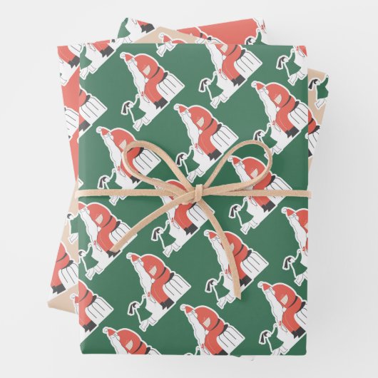 Snel kerstpapier inpakpapier vel (In situ)